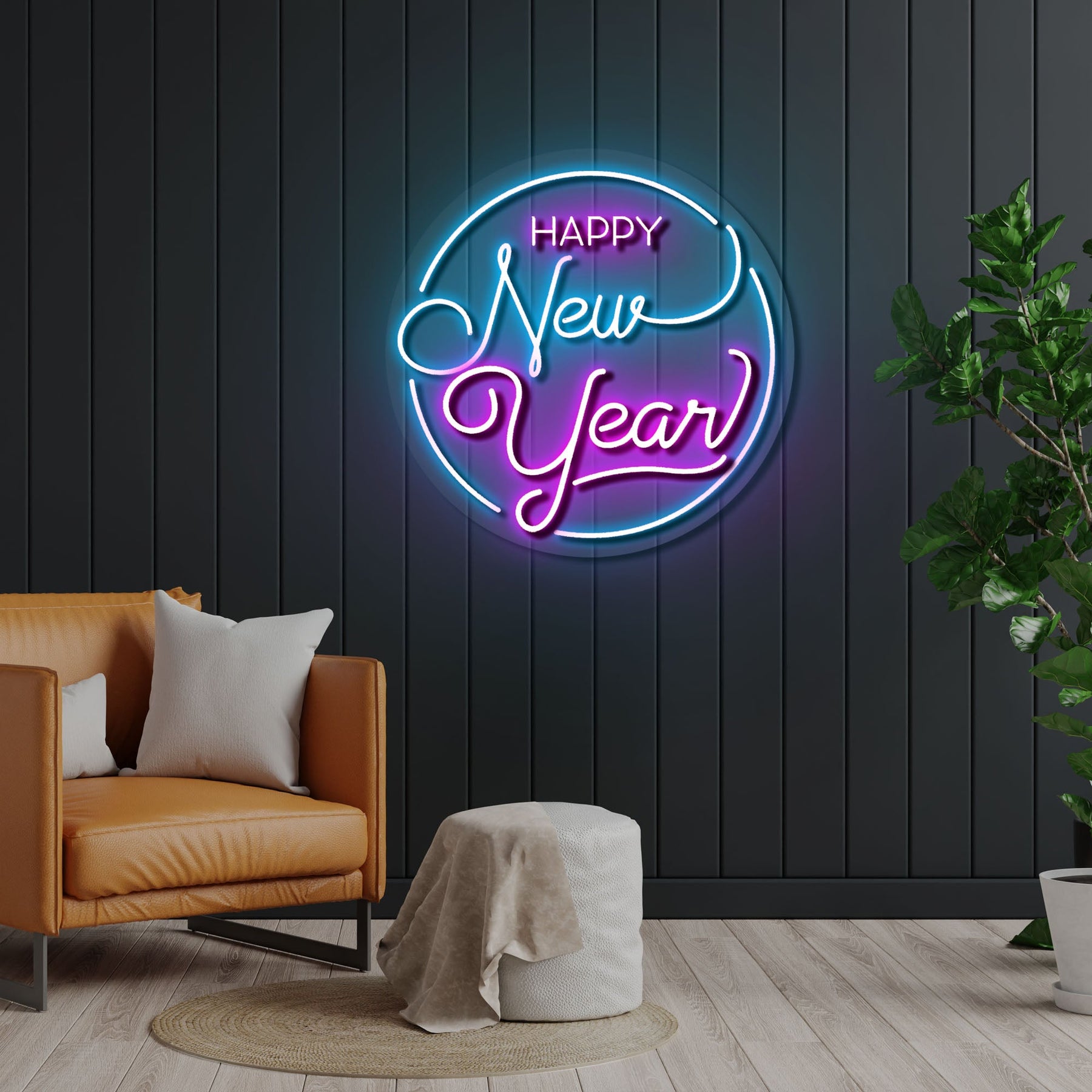Happy New Year Neon Sign Led