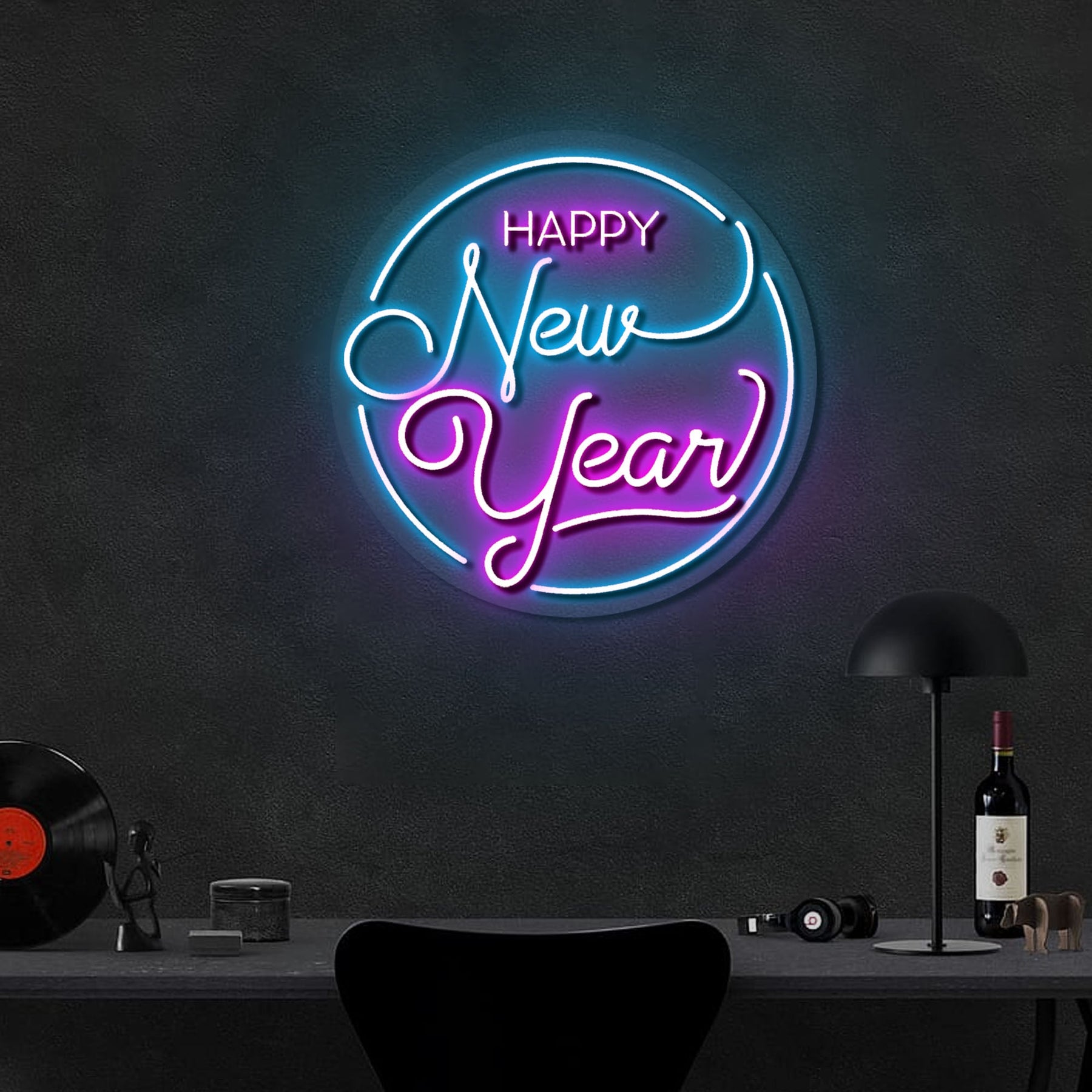 Happy New Year Neon Sign Led