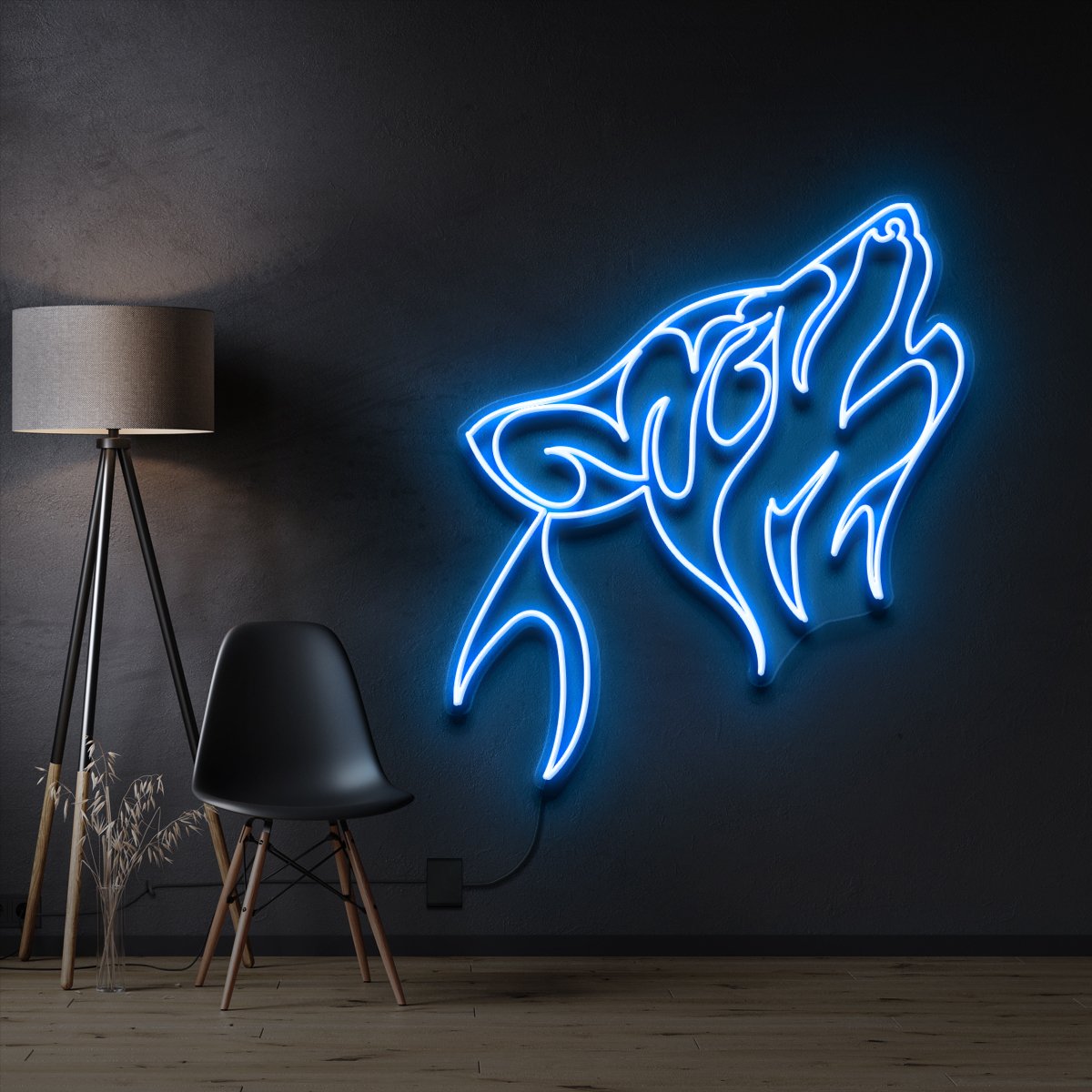 "Husky" Neon Sign