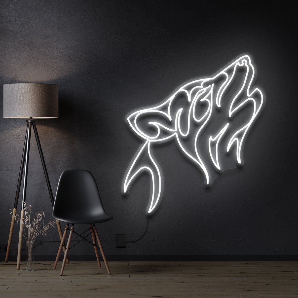 "Husky" Neon Sign
