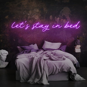 Let's Stay In Bed