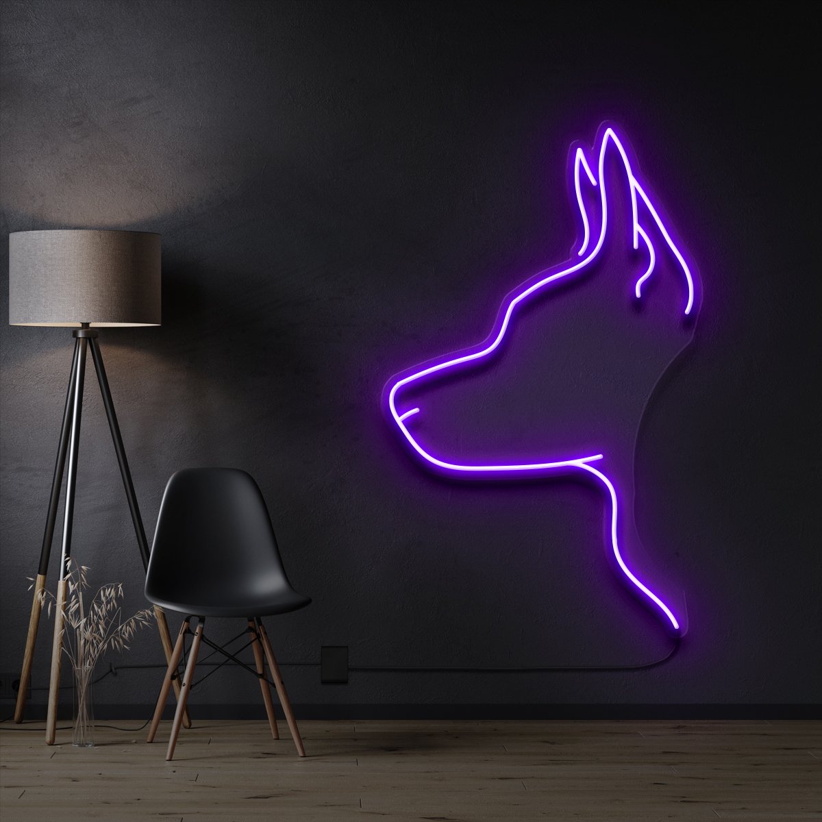 "Kelpie Dog" Neon Sign