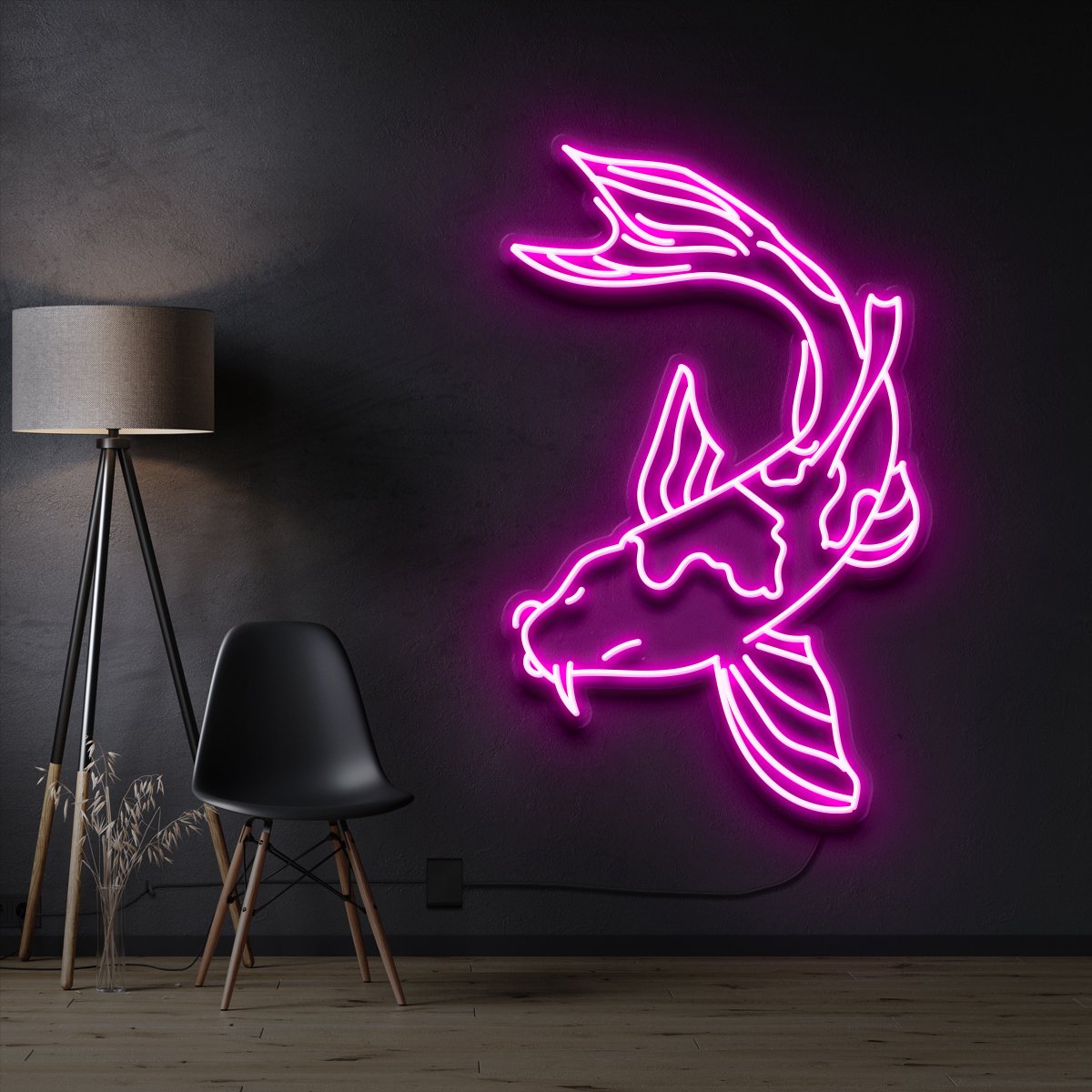 "Koi Fish V2" Neon Sign