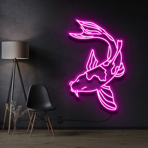 "Koi Fish V2" Neon Sign