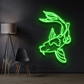 "Koi Fish V2" Neon Sign