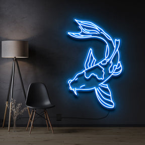 "Koi Fish V2" Neon Sign
