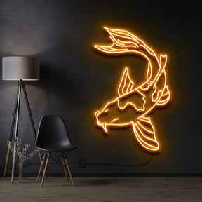 "Koi Fish V2" Neon Sign