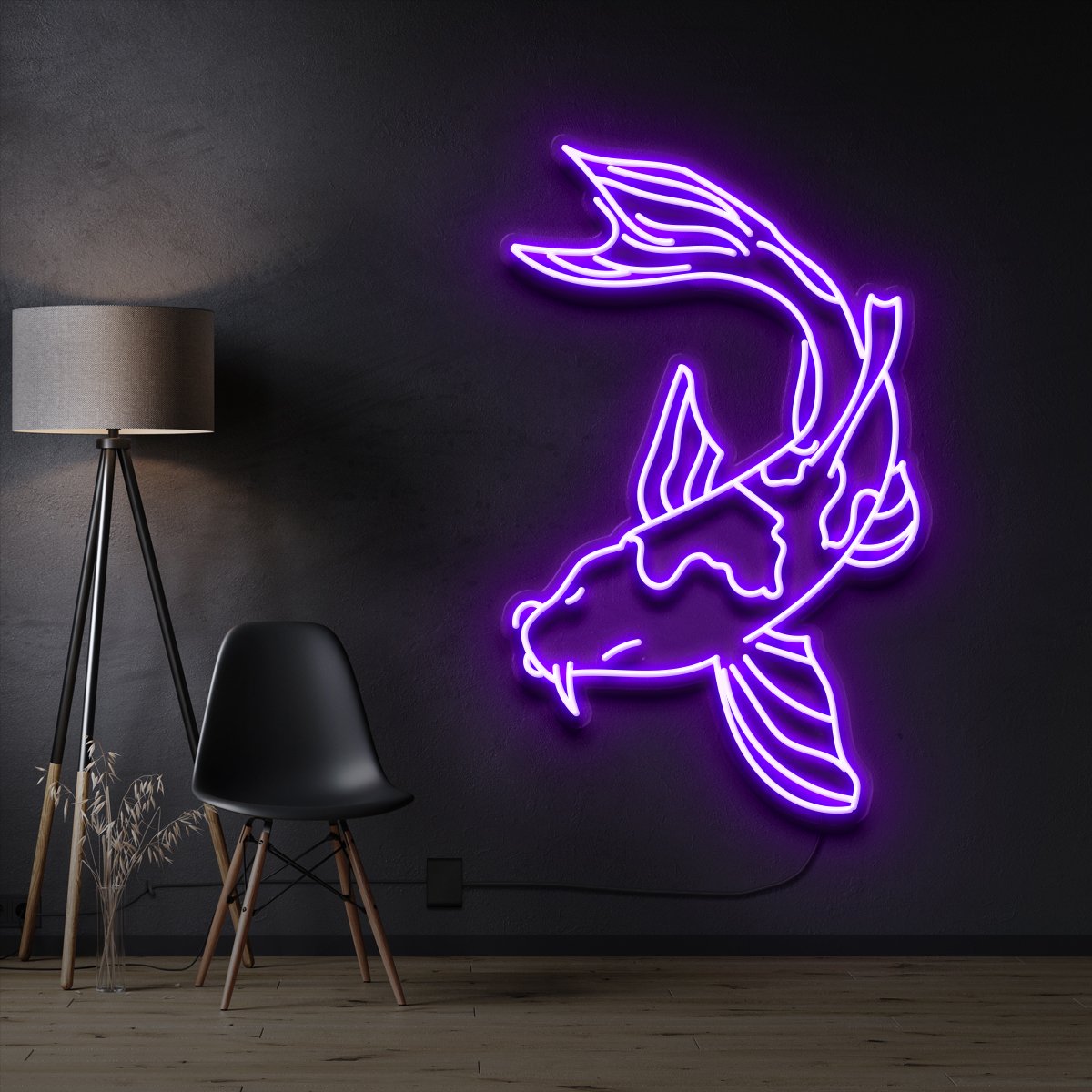 "Koi Fish V2" Neon Sign