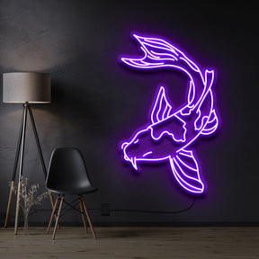 "Koi Fish V2" Neon Sign