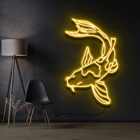 "Koi Fish V2" Neon Sign