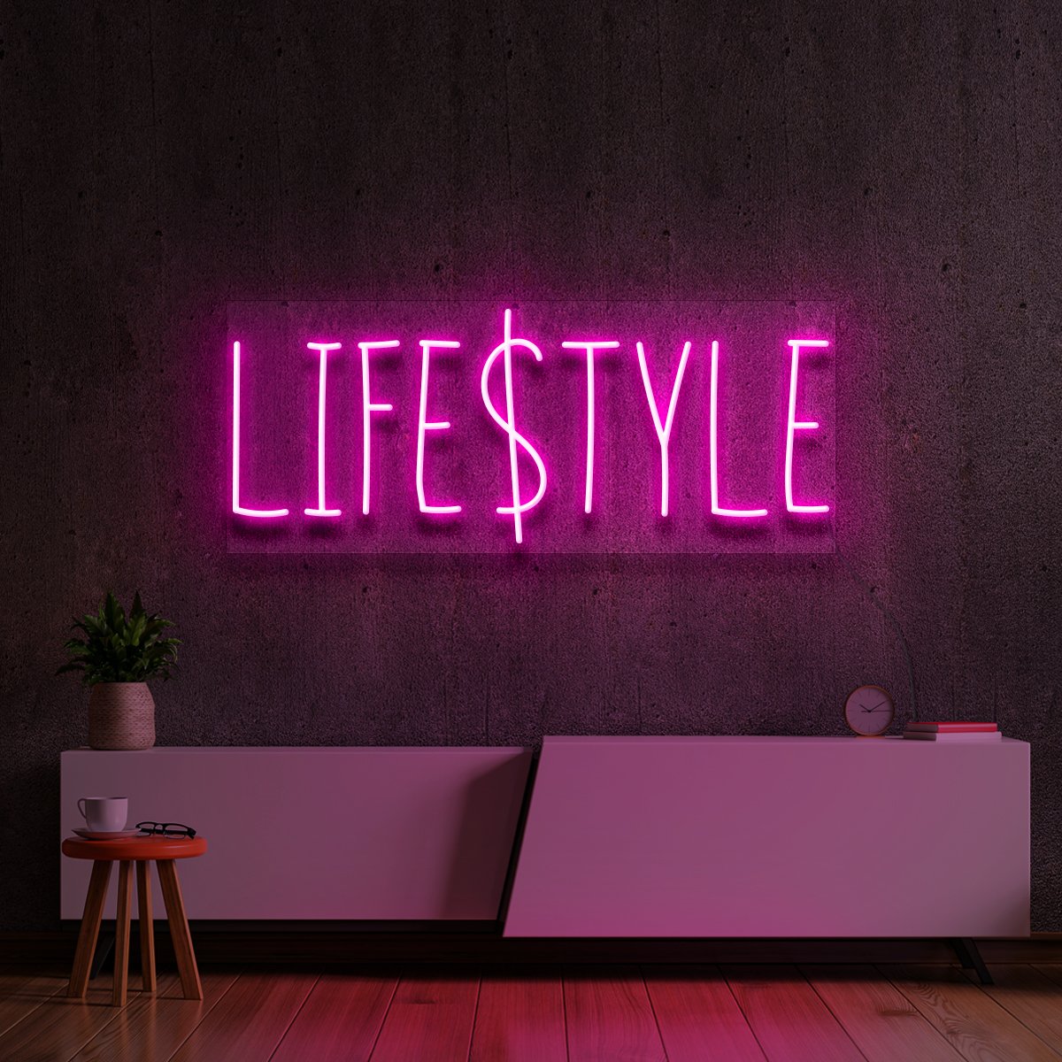 "Lifestyle" Neon Sign