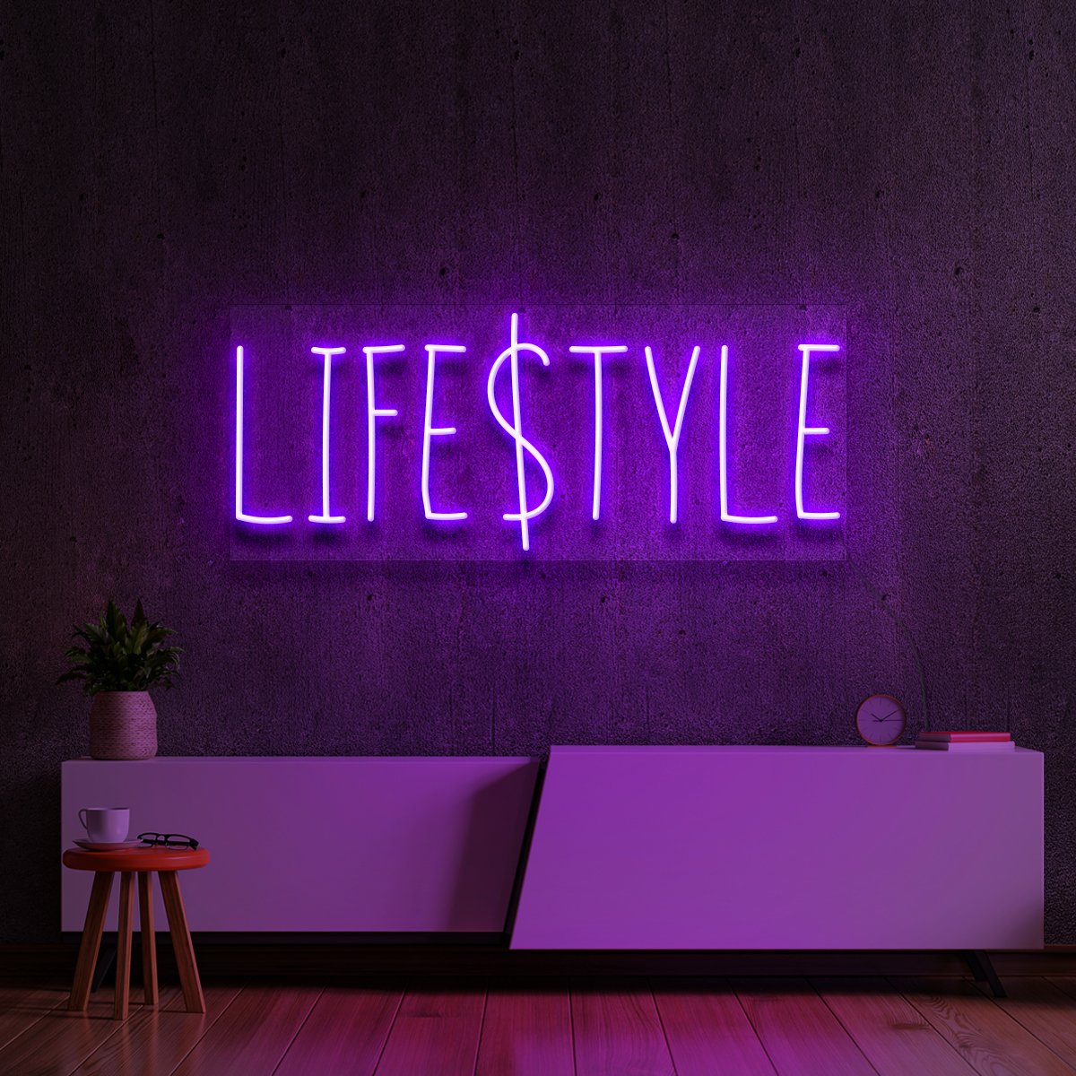 "Lifestyle" Neon Sign