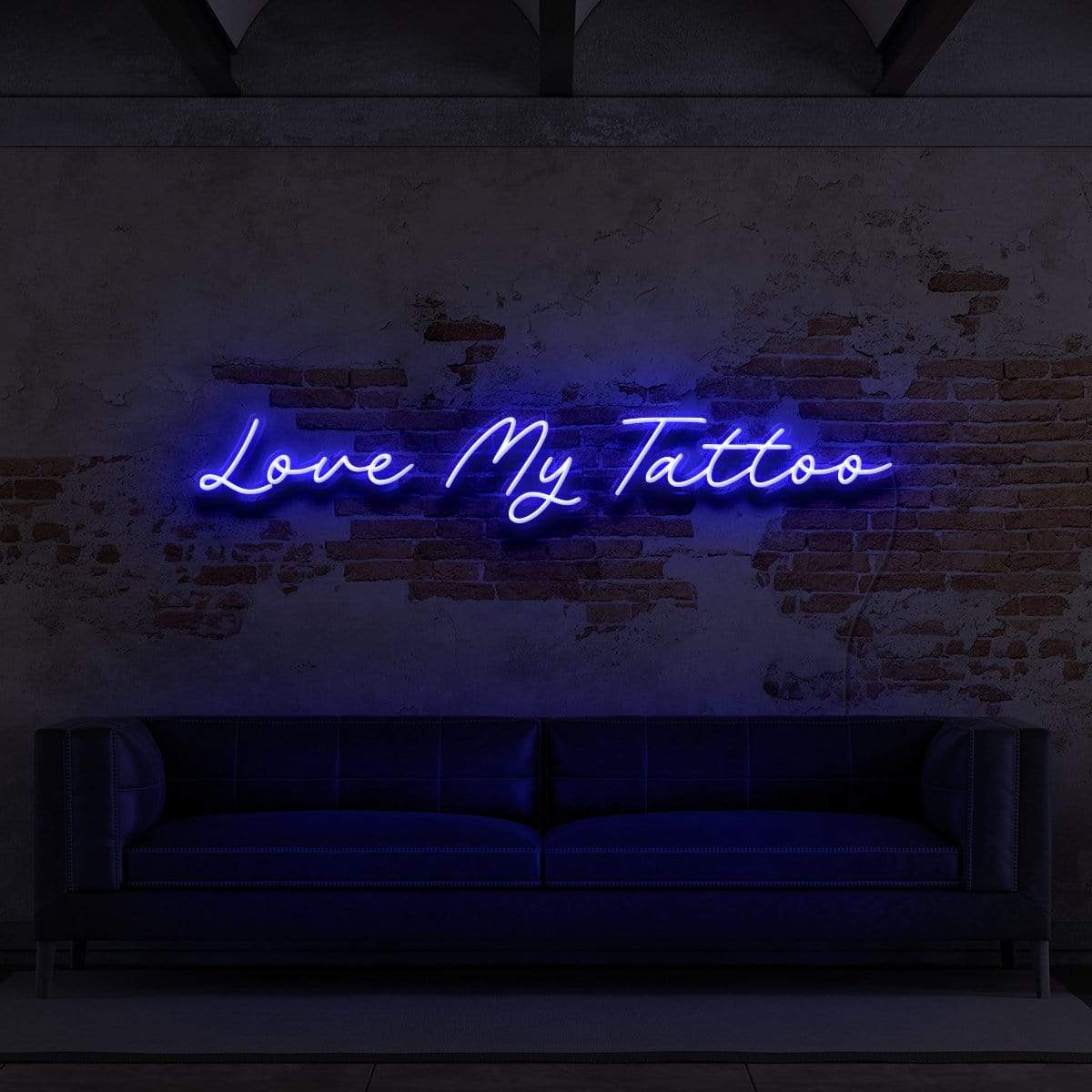 "Love My Tattoo" Neon Sign for Tattoo Parlours