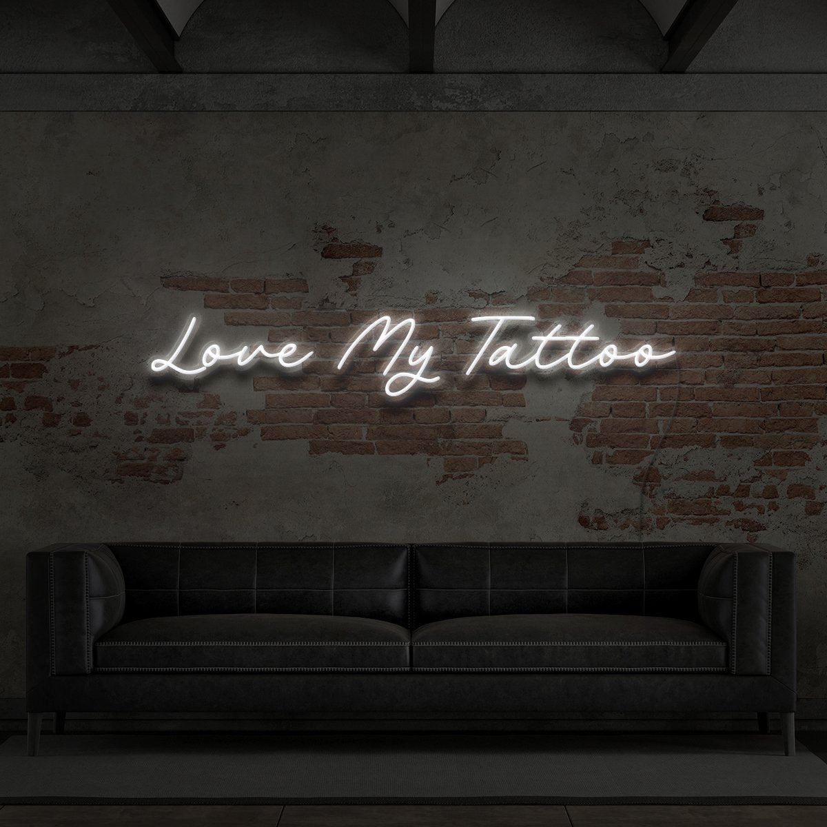"Love My Tattoo" Neon Sign for Tattoo Parlours