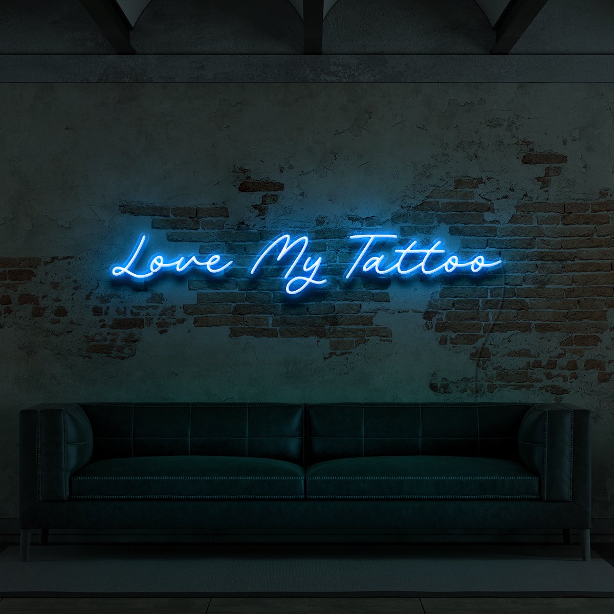 "Love My Tattoo" Neon Sign for Tattoo Parlours