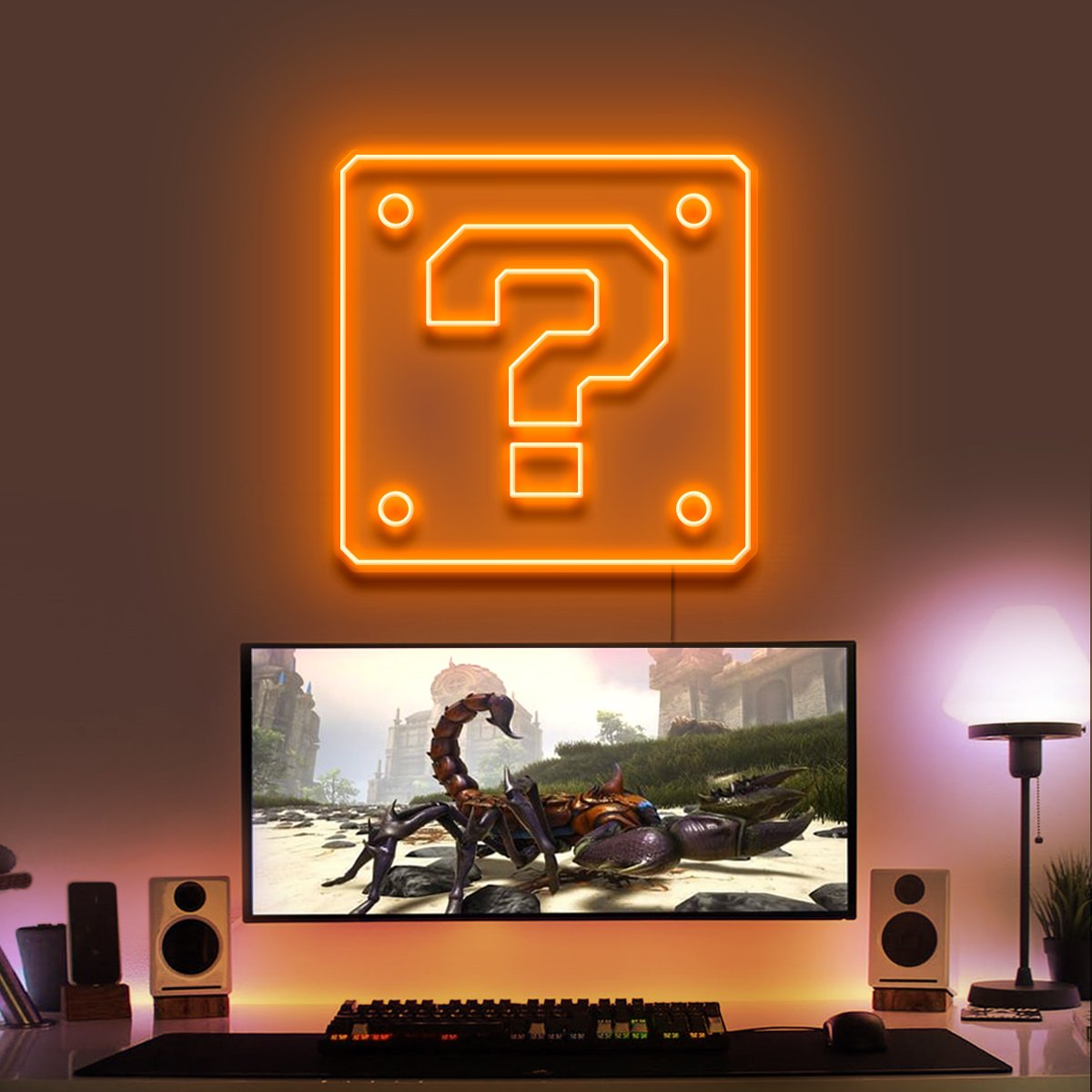 "Mystery Box" Gaming Neon Sign