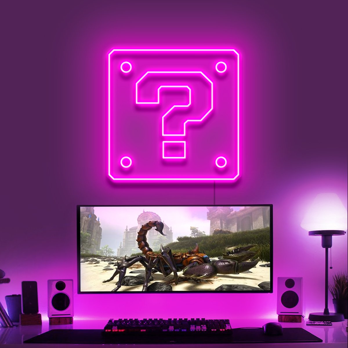 "Mystery Box" Gaming Neon Sign