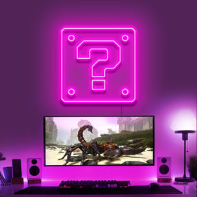 "Mystery Box" Gaming Neon Sign
