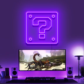 "Mystery Box" Gaming Neon Sign
