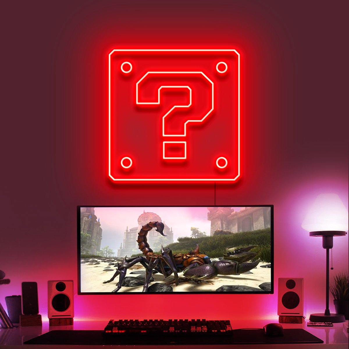 "Mystery Box" Gaming Neon Sign