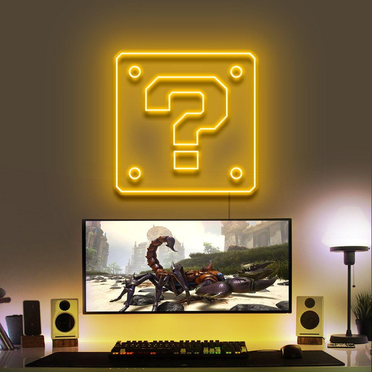 "Mystery Box" Gaming Neon Sign