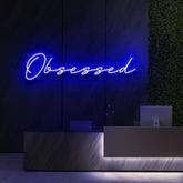 "Obsessed" Neon Sign for Beauty & Cosmetic Studios