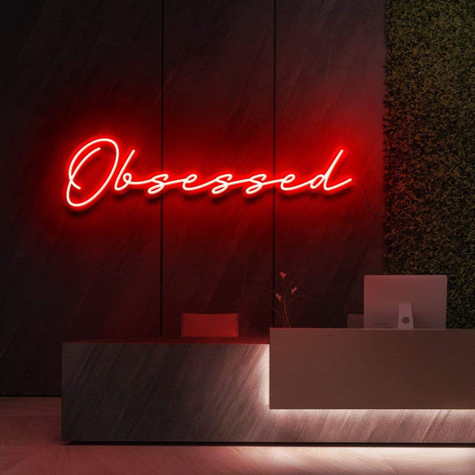 "Obsessed" Neon Sign for Beauty & Cosmetic Studios