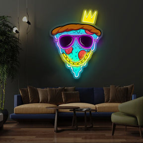 Pizza Swag Neon Sign x Acrylic Artwork