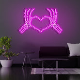 Heart Sign Neon Sign x Acrylic Artwork