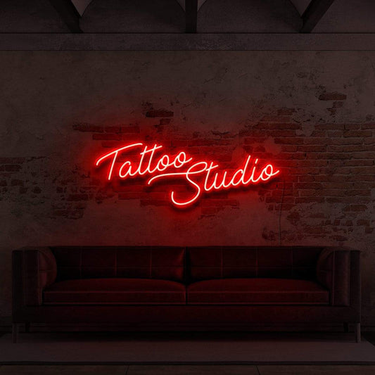 "Tattoo Studio" Neon Sign for Tattoo Parlours