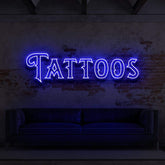 "Tattoos" Neon Sign for Tattoo Parlours