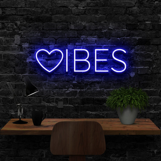 "VIBES" Neon Sign