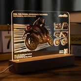 Custom 3D LED Motorcycle Night Light SGTN019