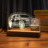 Custom 3D LED Car Night Light SGTN041